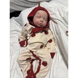 🆕18.9in Full Silicone Reborn Baby Girl Dolls Lifelike Weighted Doll Gift Toy